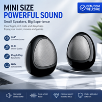 Speaker Input Audio BT 3.5mm, USB komputer Laptop Desktop Speaker game untuk PC