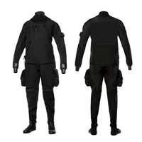 Drysuit Dewasa Unisex Desain Khusus, Bernapas dan Tahan Air, Terbuat dari Kain Oxford Nylon Tiga Lapis.