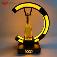 Boîte à lumière LED personnalisée TERMEIN avec logo imprimé, pour 3 bouteilles d'alcool, présentoir pour bar et boîte de nuit
