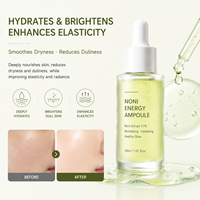 Échantillon disponible : Sérum visage Noni à l'acide hyaluronique et au squalane – Hydratant, anti-âge, réparateur cutané, illuminateur, anti-rides, hydratant