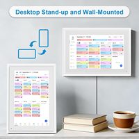 Cadre photo numérique intelligent avec calendrier, écran tactile WiFi 10,1 pouces, résolution 1280x800, en plastique ABS, cadeau pour femmes, hommes et parents