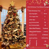 Arbre de Noël Artificiel Moderne en PE et PVC Floqué de 7/9/12 pieds, Haute Qualité, Écologique, avec Lumières LED Personnalisables – Vente en Gros