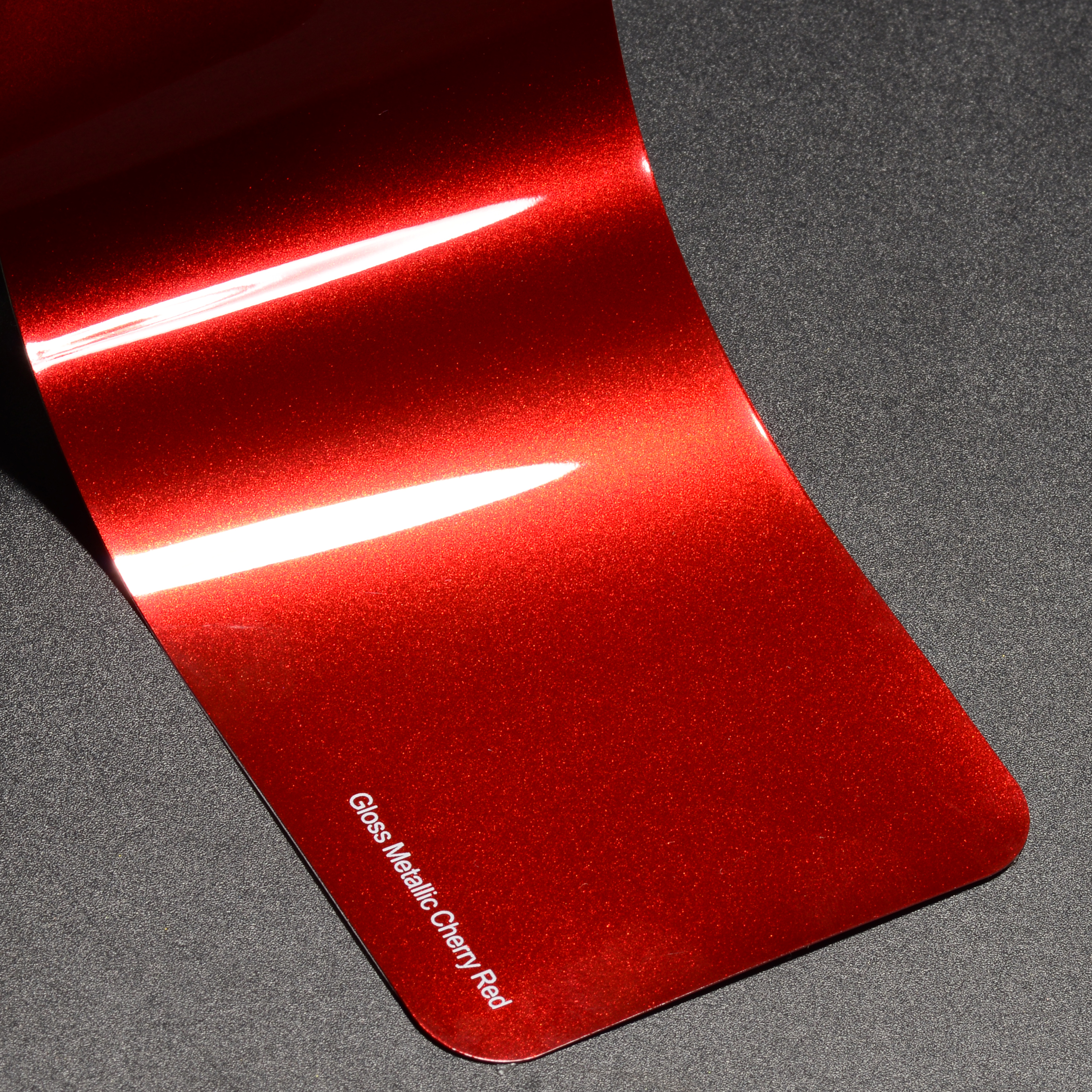 gloss metallic cherry red