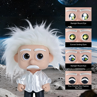 Robot compagnon intelligent et écologique avec chatbot IA et fonction parlante multilingue - Figurine éducative IA scientifique Einstein