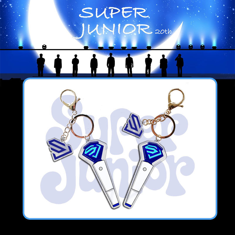 Kpop Super Junior Lightstick Keychain - Wholesale Bag Charms