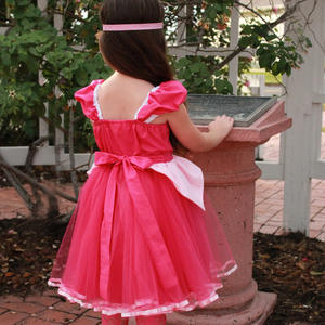 Shopping Online Websites Innovative Products for Import a Lace Kids Frill Red Children Clothing Party Dress - Product Image 4