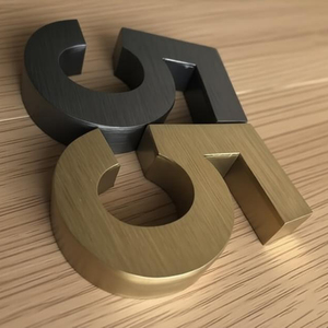 Enseigne personnalisée en lettres 3D en acier inoxydable, signalétique jour/nuit, étanche IP65 pour extérieur, mariage, bar, maison, bureau/centre commercial - Product Image 2