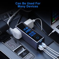 Inverseur DC AC 300W 220V 12V pour Voiture, Adaptateur d'Alimentation Automatique pour Recharge Rapide d'Ordinateur Portable, Camping et Loisirs – Garantie 1 An