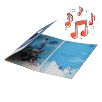 Carte d'invitation de mariage avec son Musical 3D, 1 pièce, carte de vœux Pop-Up, cadeau de remerciement, module d'éclairage personnalisé