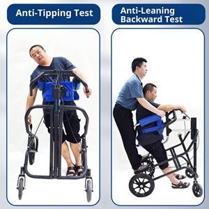 Medizinische Gehhilfe Assist ive Stehgang Training Rehabilitation gerät Rollstuhl Bad Sicherheits ausrüstung Hoch einstellen - Product Image 2