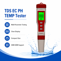 Testeur numérique portable de pH, TDS, EC et température pour la qualité de l'eau, idéal pour aquariums, hydroponie, piscines et laboratoires – Fournisseur direct usine