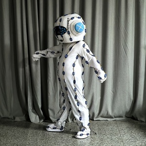 Costume da Robot LED Luminoso a Corpo Intero con Cuffie Ricaricabili, LED Cambiacolore per Spettacoli, Performance sul Palco, Discoteche e Carnevale - Product Image 5