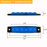 Éclairage intérieur LED, bande lumineuse de courtoisie marine, lumière de navigation pour pont et cockpit, étanche pour bateau de pêche, ponton, kayak, yacht