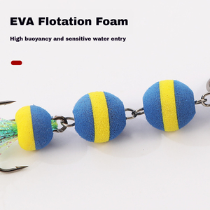 Leurre flottant en mousse EVA avec hameçons triples, hameçons barbelés en acier à haute teneur en carbone, leurre <span class=keywords><strong>de</strong></span> pêche bionique à longue portée pour l'eau douce - Product Image 4