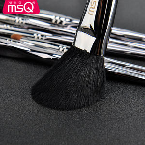 Haute qualité 11 pièces en gros marque privée argent maquillage pinceau ensemble professionnel manche en plastique pinceaux de maquillage - Product Image 5