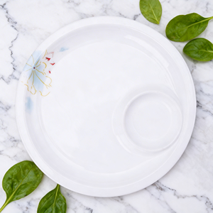 Platos de plástico de melamina rectangulares desechables impresos personalizados <span class=keywords><strong>BEYO</strong></span> pigmentados para fiestas y eventos - Product Image 2