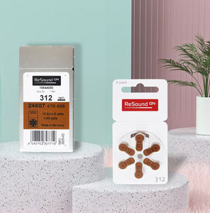 Baterias de Reposição de Zinco-Ar para Aparelhos Auditivos <span class=keywords><strong>Resound</strong></span> A10 A13 A312 A675, Bateria Doméstica Tipo Botão de Zinco-Ar para Atacado - Product Image 3