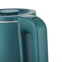 Bouilloire électrique à café, bouilloire électrique à base rotative à 360 degrés avec corps en acier inoxydable de couleur