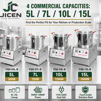 Machine multifonctionnelle pour pâte de piment et d'ail, hachoir à pommes de terre, équipement de découpe de légumes et de préparation de purée JICEN
