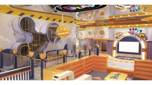 Supermercado Princess House Indoor Playground Furniture Set Kids Pretend House Hecho <span class=keywords><strong>de</strong></span> plástico duradero Ninja Course - Product Image 3