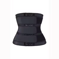 Corset amincissant respirant et ajustable pour femme avec 3 crochets, en latex, pour le contrôle du ventre et le remodelage corporel, idéal pour l'entraînement