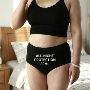 Hygieia 80ML Culottes menstruelles super absorbantes pour flux abondant, protection menstruelle anti-fuites à 6 couches pour une sécurité toute la nuit - Product Image 1