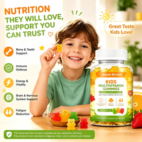 Proveedor y Distribuidor de Vitaminas de Fábrica, Fabricación por Contrato B2B, Marca Blanca, Gomitas Multivitamínicas para Niños