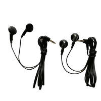 Earphone Headphone Kabel Murah Grosir untuk Maskapai Penerbangan, Earbud Headset Kabel Sekali Pakai 3.5mm Khusus untuk Maskapai Penerbangan