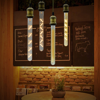 Ampoule LED vintage à filament intelligent, blanc chaud, longue, en verre, E27/E14, pour la décoration intérieure et les éclairages décoratifs