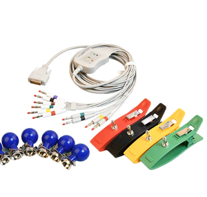 Câble de réparation ECG, fils d'électrodes 12 brins, câble connecteur ECG, avec boule de traction et membres serrés ensemble - Product Image 1