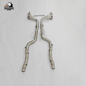 Nouveau collecteur d'échappement long en acier inoxydable SS304 pour <span class=keywords><strong>Hetu</strong></span> C63 AMG W204 6.2L V8, livraison rapide - Product Image 3