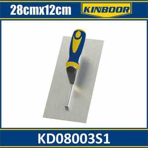 Spatola ergonomica da 28cm X 12cm con lama in acciaio inox e legno per lavori di costruzione e muratura - Product Image 1