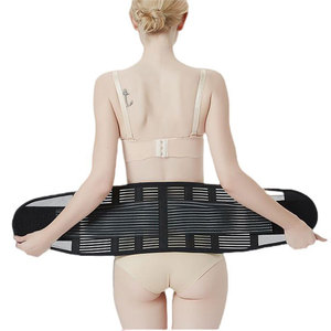 Hiệu quả thắt lưng hỗ trợ vành đai mùa hè eo mỏng vành đai trở lại cú đúp cho nam giới và phụ nữ với tấm thép và lưới thoáng khí - Product Image 1