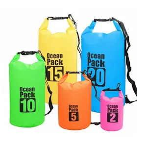 Factory Price Waterproof Duffel Dry Bag Men Recycled Products Outdoor Waterproof Sport Ocean Dry Bags