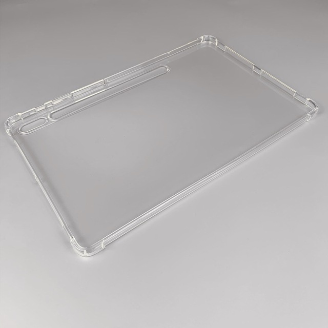 New Anti-Falling Design of Four-Corner Transparent Soft TPU Shockproof Tablet Case for Samsung Tab S7+ FE T970 T975 T730
