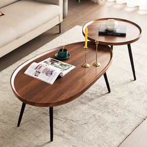 Mesa de centro moderna para sala de estar diseñada para una decoración elegante del hogar, superficie duradera y centro de mesa perfecto para el uso diario familiar. - Product Image 6