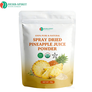 Herbspirit OEM Gefreeze-droogd Ananaspoeder Ananasextractpoeder Fruitsuikerooppoeder Ananassappoeder - Product Image 2