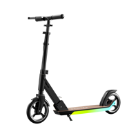 Nouveau design 2026 : Trottinette à deux roues pliable pour enfants de 6 à 15 ans avec frein à main, amortissement et lumières LED