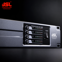 4 Kanallı D Sınıfı Güç Amplifikatörü 4x1000W 4x1500W 2x3000W 2U Profesyonel Ses Amplifikatörü Susturma 1000 SNR 109dB Canlı Ses için