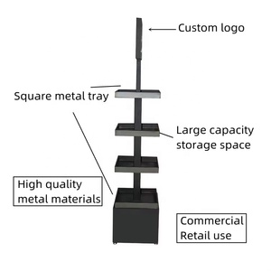 Tùy chỉnh Salon cửa hàng hiển thị giá đứng cho mỹ phẩm chăm sóc da có tính năng sơn móng tay chai son bóng & son môi Nước hoa dầu cơ thể - Product Image 4