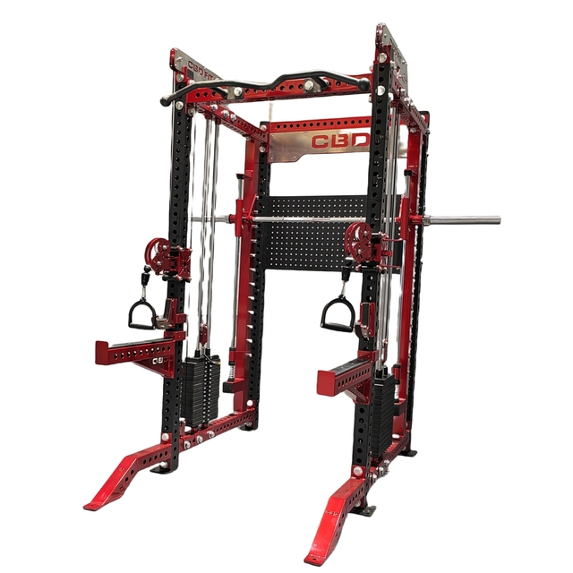 Smith Machine Gym Multi Functional Trainer Equipment Free Weights Comprehensive Power Rack Industrial-Strength Machine