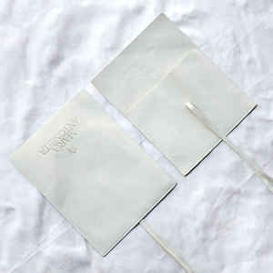 Sac d'emballage de luxe personnalisé avec logo, petit MOQ, pochette en microfibre suédée pour bijoux - Product Image 4
