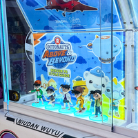 Distributeur automatique de capsules à monnayeur pour quatre joueurs, machine à billes Gacha personnalisée pour parcs d'attractions et magasins de détail