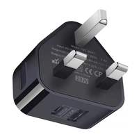 Offre Spéciale – Chargeur Mural USB-C PD 20W avec Prise UK et QC3.0, Nouvelle Conception, Adaptateur de Voyage USB à Charge Rapide pour iPhone 17