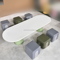 Table de lecture en bois moderne ZDH pour supermarché, salon, bureau, chambre, hôtel, école – Écologique, durable et sécurisée