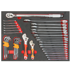 Coffrets d'outils Steeltreks, nouvelle vente directe d'usine, 298 pièces, 8 tiroirs, chariot métallique super robuste sur roulettes, pour réparation automobile, garage, outils à main. - Product Image 3