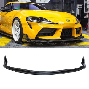 Carbon Fiber Front Bumper Lip Chin Spoiler Wing <b>Splitter</b> for Toyota Supra A90 A91 Front Bumper Lip 2021+ - Product Image 1