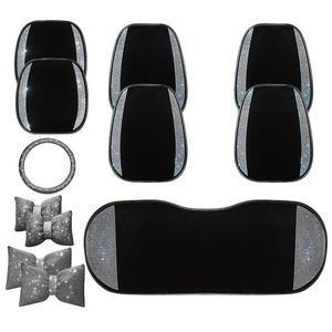 Cojín <span class=keywords><strong>para</strong></span> Asiento <span class=keywords><strong>de</strong></span> Coche con Incrustaciones <span class=keywords><strong>de</strong></span> Diamantes, Juego <span class=keywords><strong>de</strong></span> Una o Tres Piezas, Original <span class=keywords><strong>para</strong></span> Mujer, Universal <span class=keywords><strong>para</strong></span> las Cuatro Estaciones, Simple, OLIVER, Compatible con Varios Modelos - Product Image 5