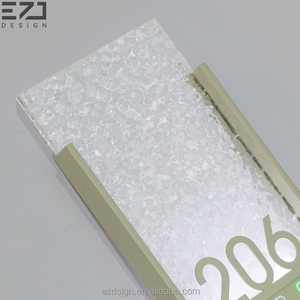 ป้ายประตูอิเล็กทรอนิกส์แบบมีไฟ LED สำหรับโรงแรม อพาร์ตเมนต์ รุ่น EZD Custom Modern พร้อมระบบกริ่งประตู DND ตัวเลขบ้านทำจากอะคริลิกและโลหะ - Product Image 3