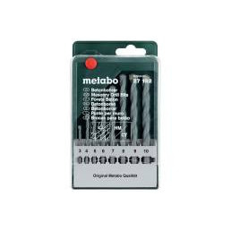 Jeu de forets à béton Metabo Classic, 8 pièces, 3 4 5 6 7 8 9 10 mm, pour le perçage de la maçonnerie - Product Image 3